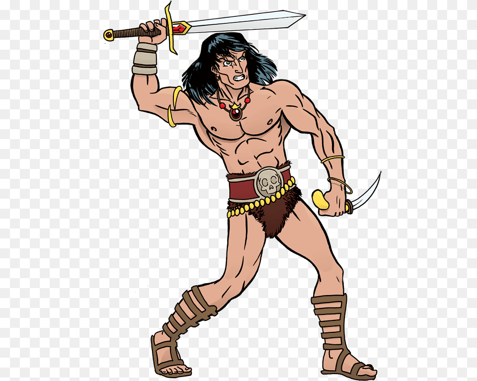 Thumb Conan The Barbarian, Weapon, Book, Comics, Sword Free Transparent Png
