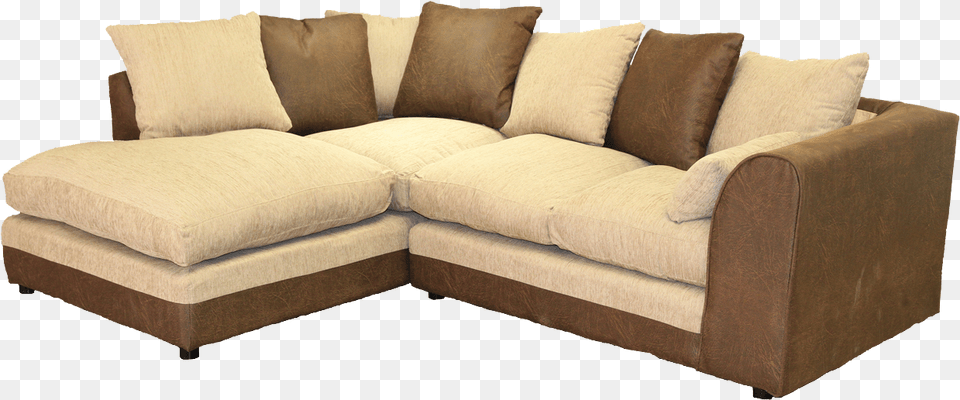 Thumb Cream And Brown Sofa, Couch, Cushion, Furniture, Home Decor Free Transparent Png