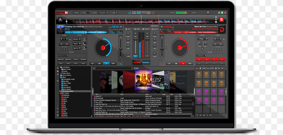 Thumb Download Virtual Dj Computer Hardware, Electronics, Hardware, Monitor Free Png