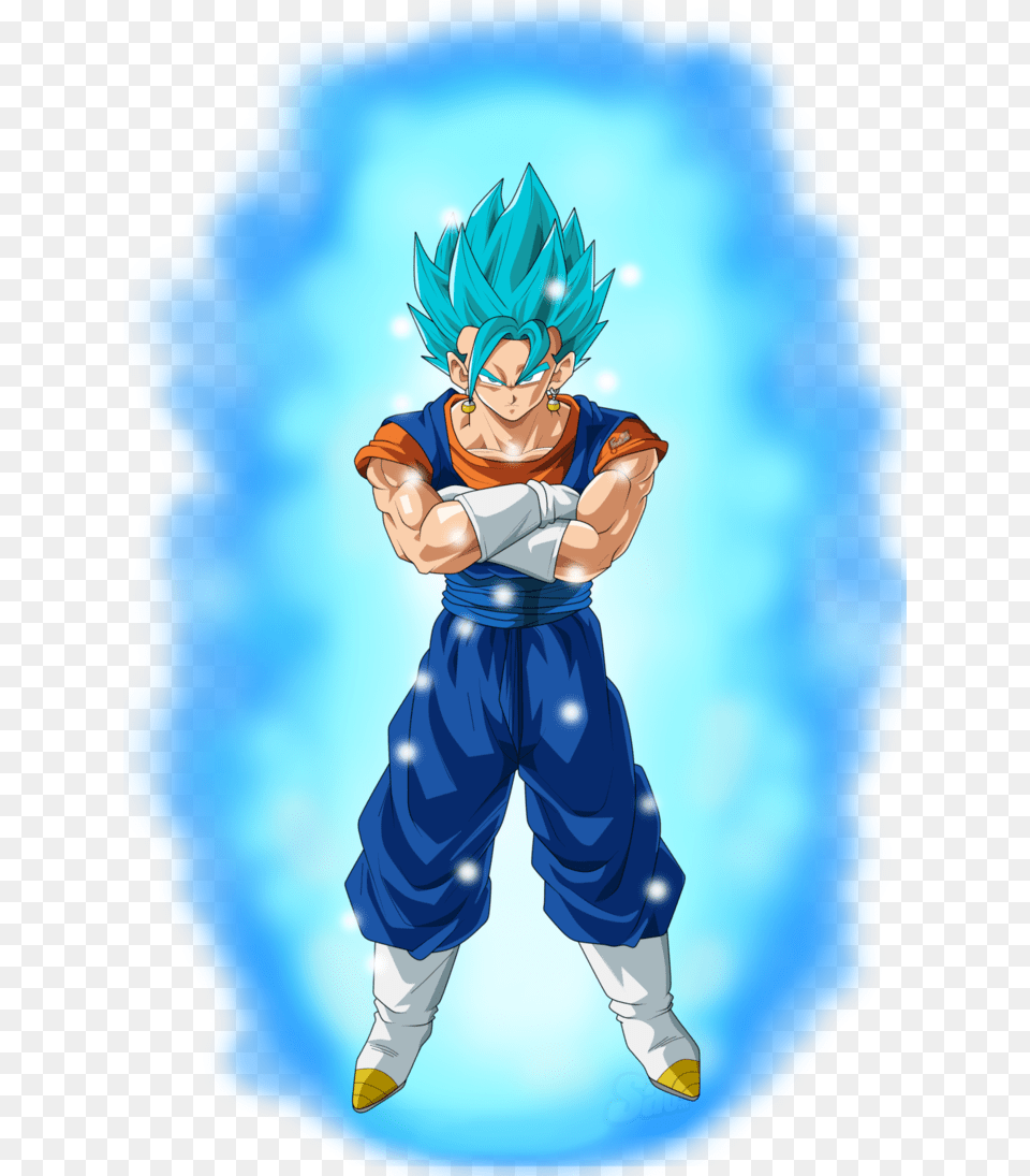 Thumb Dragon Ball Z Vegito Super Saiyan Blue, Book, Comics, Publication, Baby Free Transparent Png