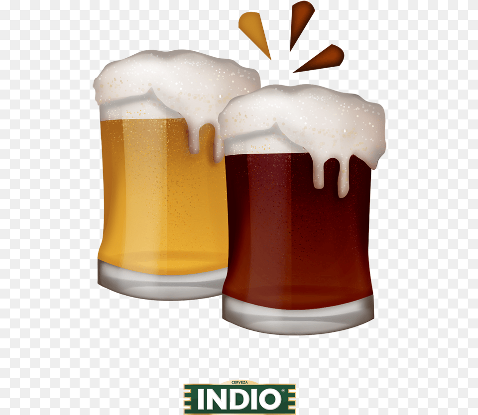 Thumb Emoji Cerveza Whatsapp, Alcohol, Beer, Beverage, Glass Free Png