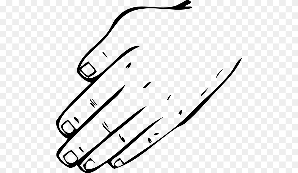 Thumb Hand Clipart Black And White, Body Part, Person, Finger, Animal Png Image