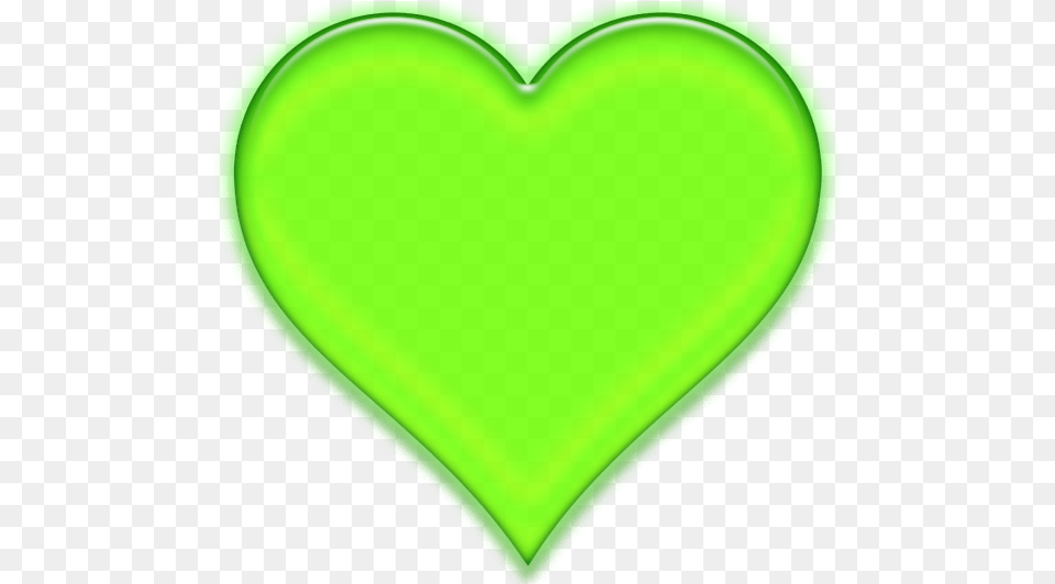 Thumb Heart, Green, Balloon Free Png