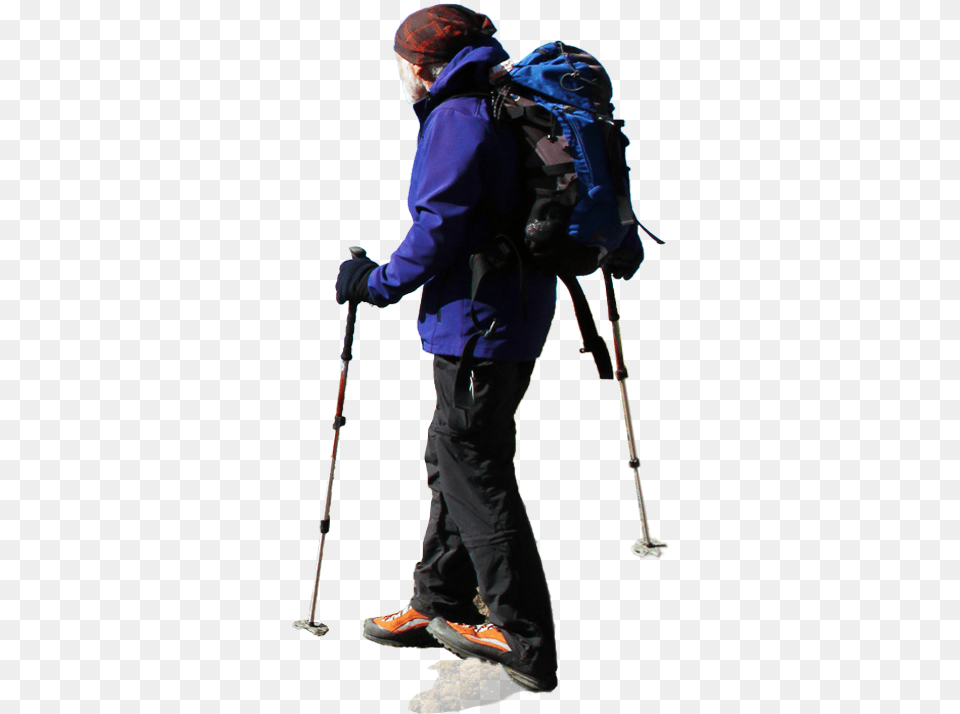 Thumb Hiking Snow, Adult, Male, Man, Person Free Png