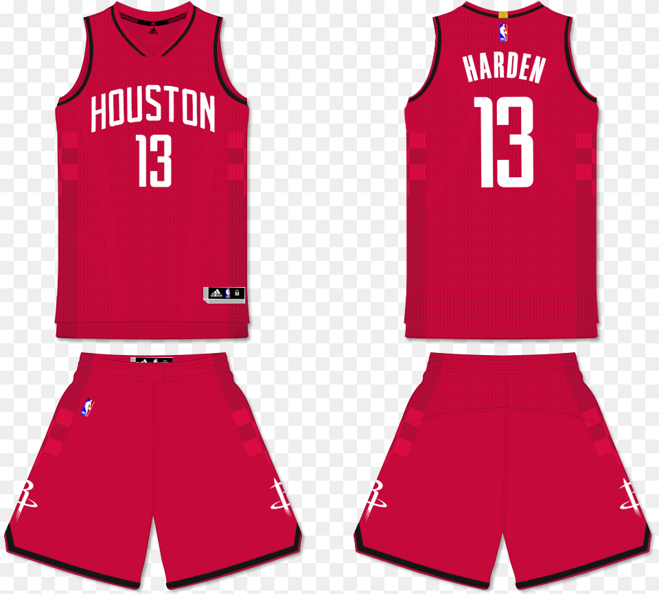 Thumb Houston Rockets James Harden Nba Youth Swingman Jersey, Clothing, Shirt, Shorts Png Image