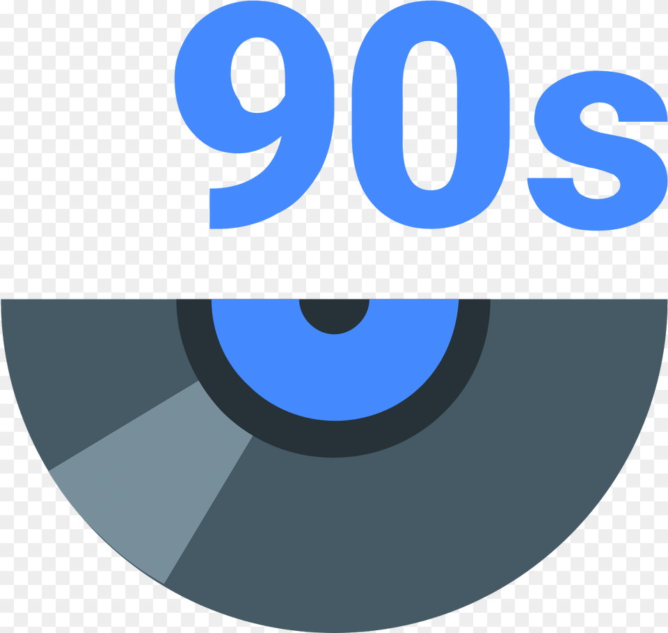 Thumb Image 90s, Disk, Dvd, Number, Symbol Free Png Download