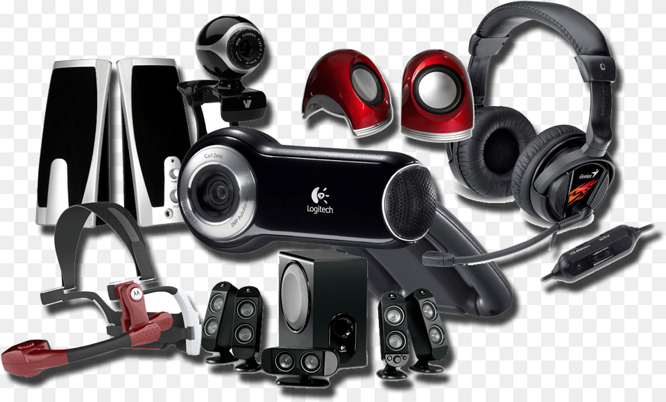 Thumb Image Accesorios Para Pc, Electronics, Speaker, Camera, Headphones Free Png Download