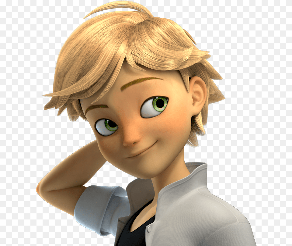 Thumb Image Adrien Miraculous Ladybug Age, Doll, Toy, Face, Head Free Transparent Png