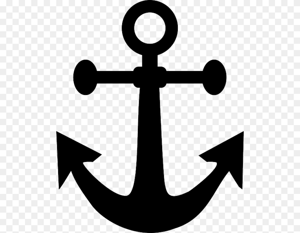 Thumb Image Anchor Clipart Black, Electronics, Hardware, Hook, Cross Free Png