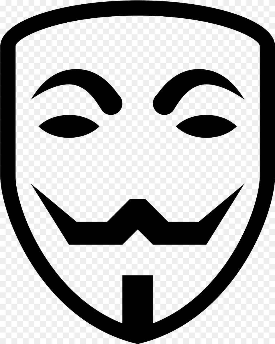 Thumb Image Anonymous Mask White Background, Gray Free Png