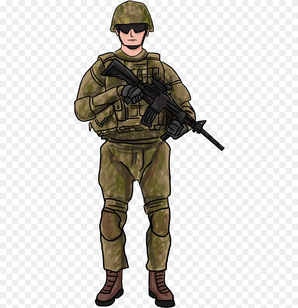 Thumb Image Army Soldier Clipart, Military Uniform, Military, Adult, Person Free Png