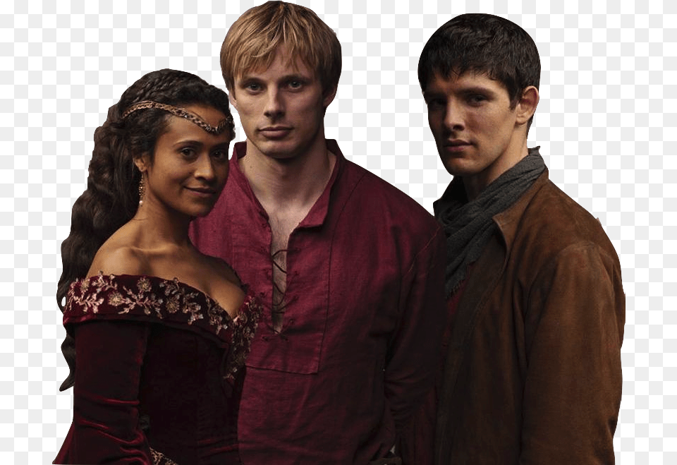 Thumb Image Arthur And Merlin Head, Face, Person, Coat Free Transparent Png
