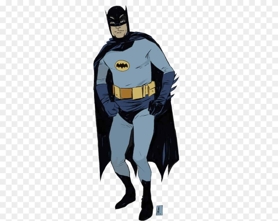 Thumb Image Batman Adam West Cartoon, Adult, Male, Man, Person Png