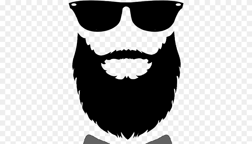 Thumb Image Beard Sticker, Silhouette, Accessories, Formal Wear, Tie Free Png
