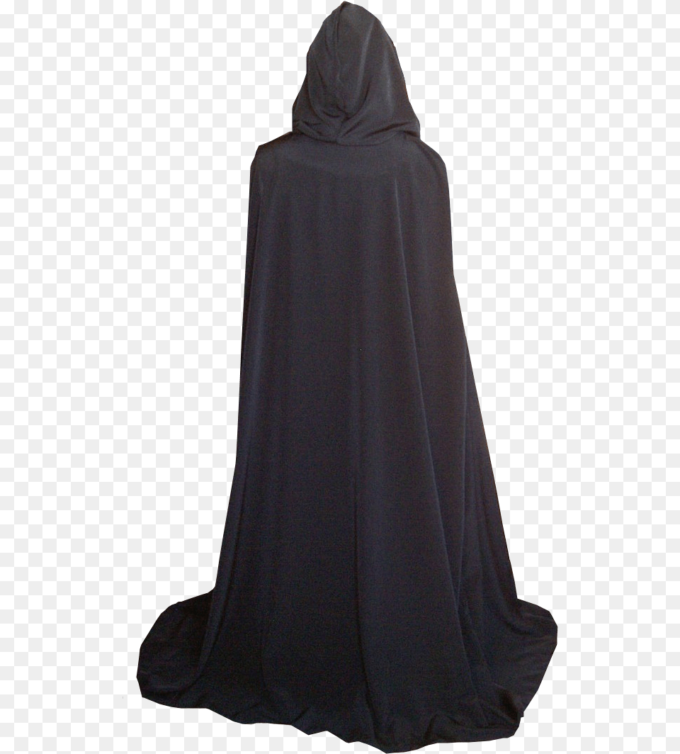 Thumb Image Black Hooded Figure, Fashion, Cloak, Clothing, Adult Png