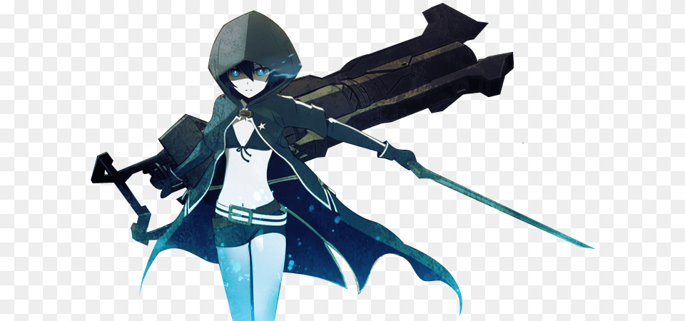 Thumb Image Black Rock Shooter, Book, Comics, Publication, Adult Free Png