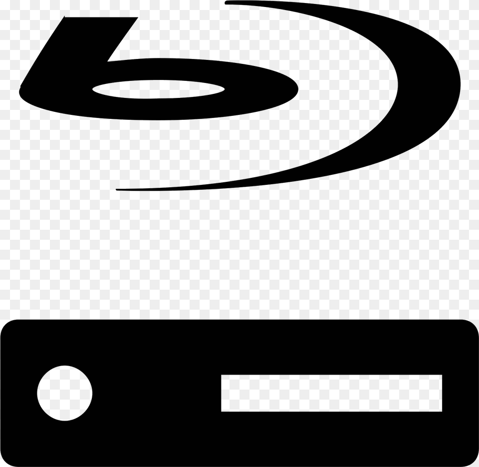 Thumb Blu Ray Player Icon, Gray Png Image