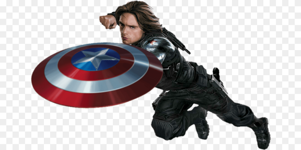 Thumb Image Bucky Barnes, Armor, Adult, Female, Person Free Png Download