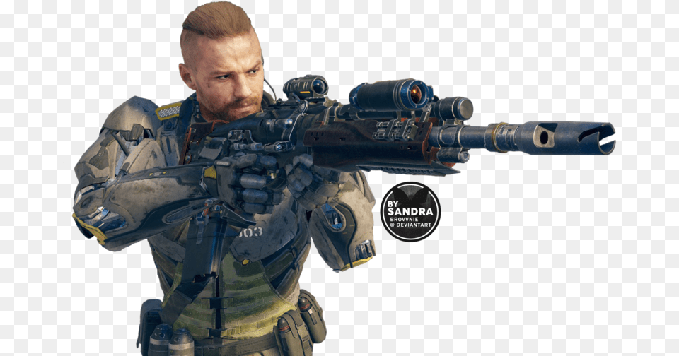 Thumb Call Of Duty Black Ops 3 Man, Adult, Firearm, Male, Person Png Image