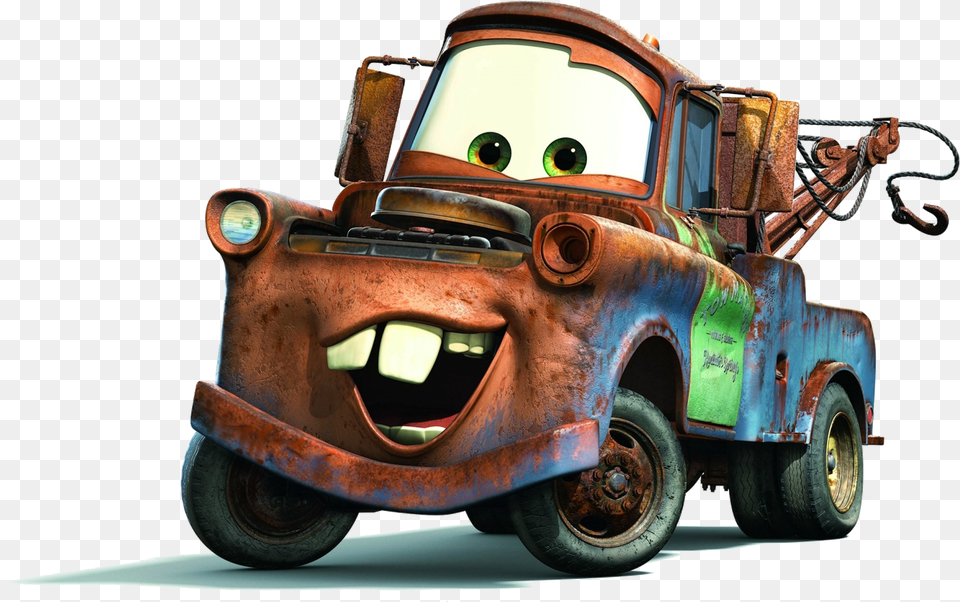 Thumb Image Cars Cartoon Tow Mater, Tow Truck, Transportation, Truck, Vehicle Free Transparent Png
