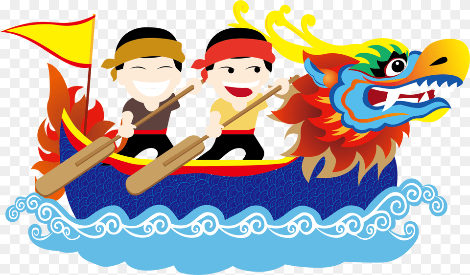 Thumb Image Cartoon Dragon Boat Festival, Face, Head, Person, Baby Free Png Download