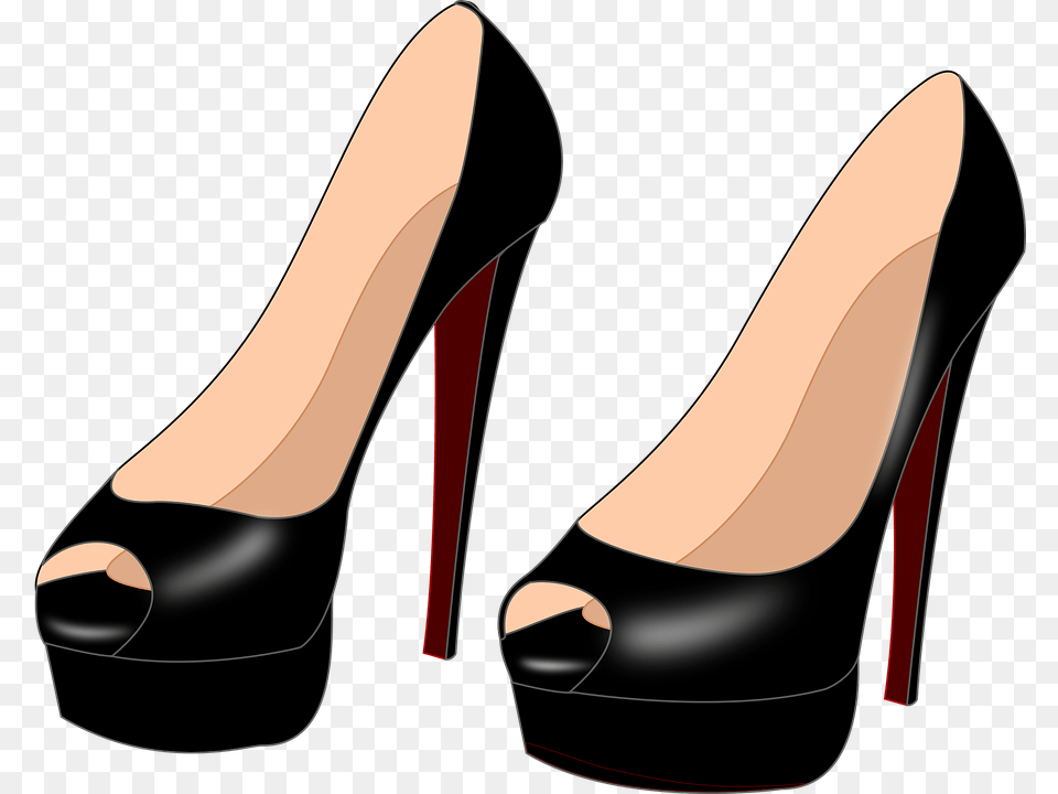 Thumb Image Cartoon Heels Background, Clothing, Footwear, High Heel, Shoe Free Transparent Png
