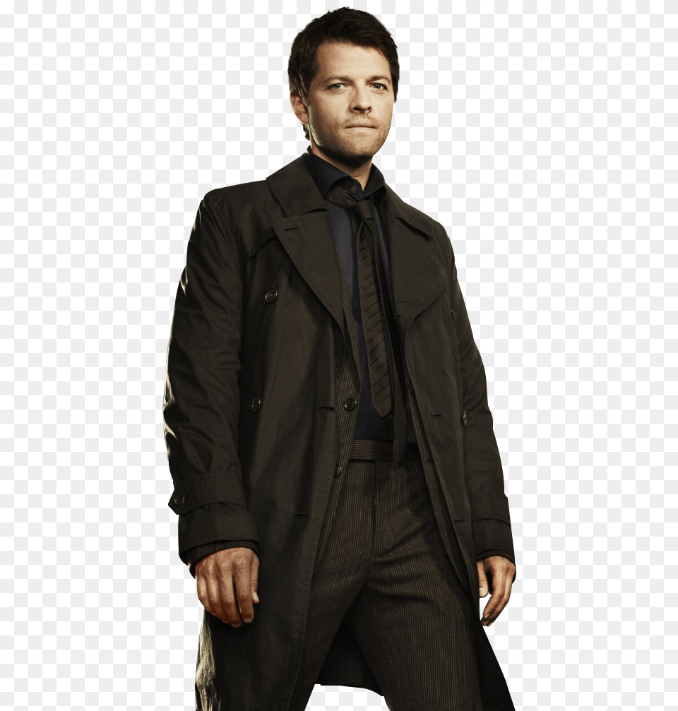 Thumb Castiel Supernatural, Clothing, Coat, Overcoat, Jacket Png Image