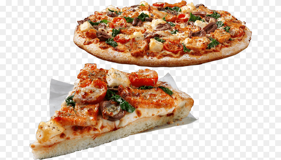 Thumb Image Chicken And Feta Pizza Dominos, Food, Food Presentation Free Transparent Png