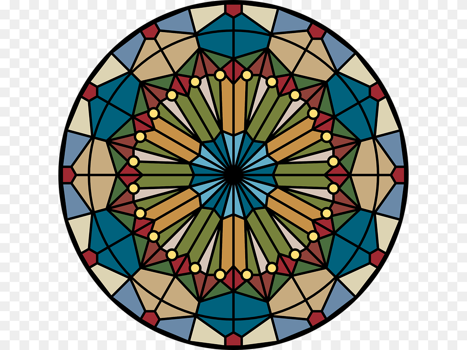 Thumb Image Church Stained Glass Circle, Art, Stained Glass Free Transparent Png
