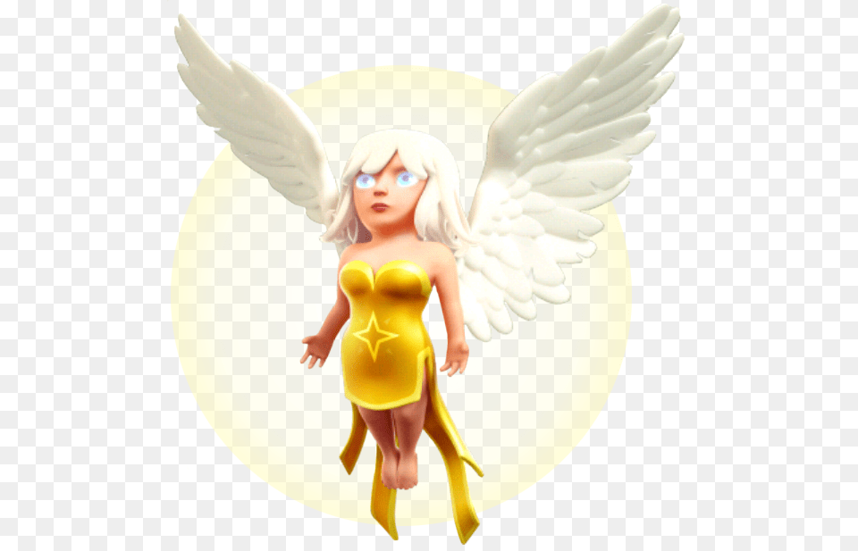 Thumb Image Clash Of Clans Max Level Healer, Angel, Doll, Toy, Face Png