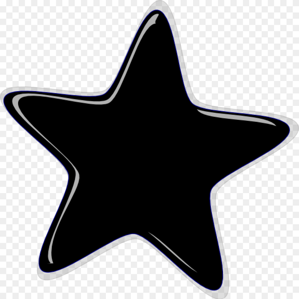 Thumb Clip Art Black Star, Star Symbol, Symbol, Smoke Pipe Png Image