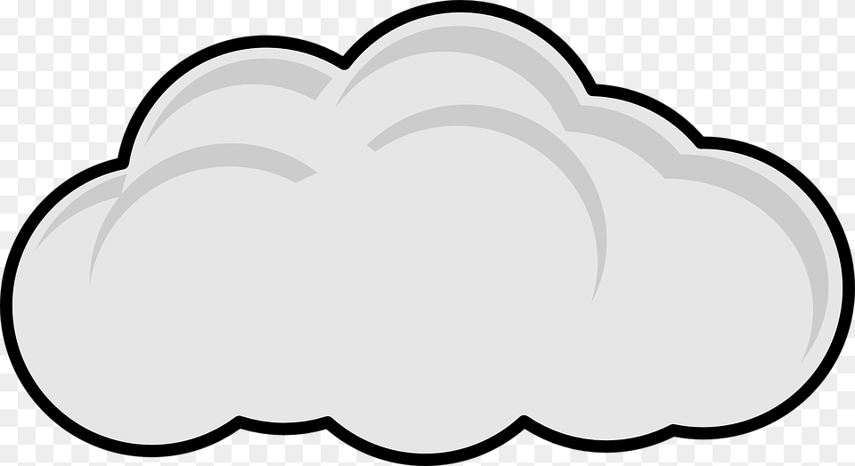 Thumb Image Cloud Simple, Nature, Outdoors, Weather, Animal Free Png Download