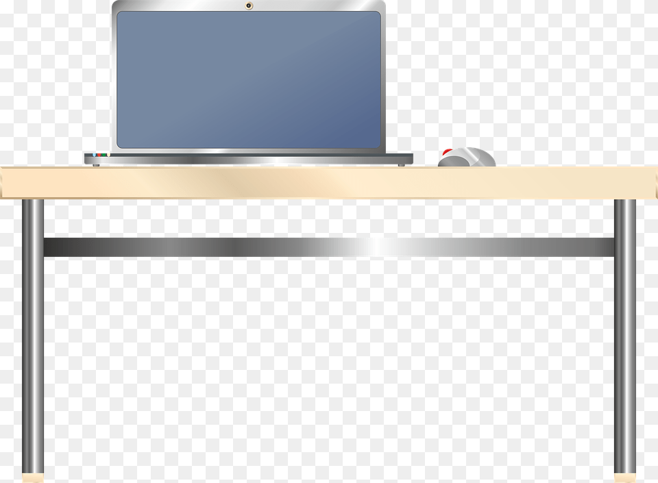 Thumb Image Computer On Desk, Pc, Laptop, Table, Furniture Free Png Download