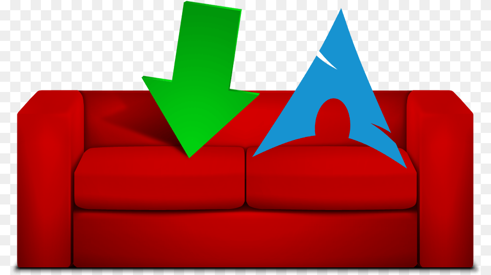 Thumb Image Couchpotato, Couch, Furniture, Triangle Free Png Download