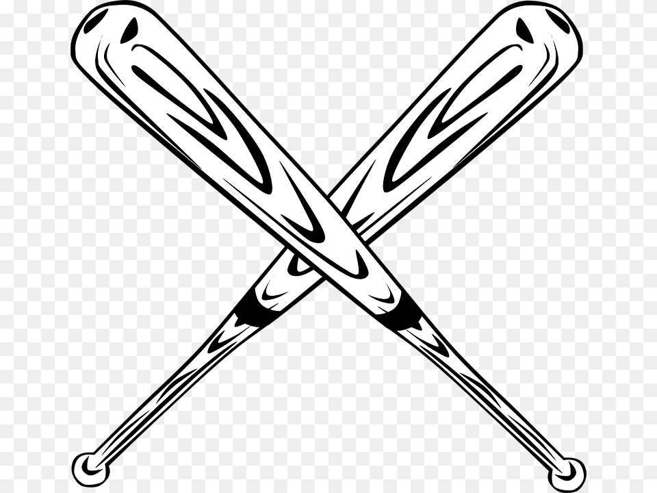 Thumb Image Crossed Baseball Bat Clipart, Baseball Bat, Sport, Blade, Dagger Free Transparent Png