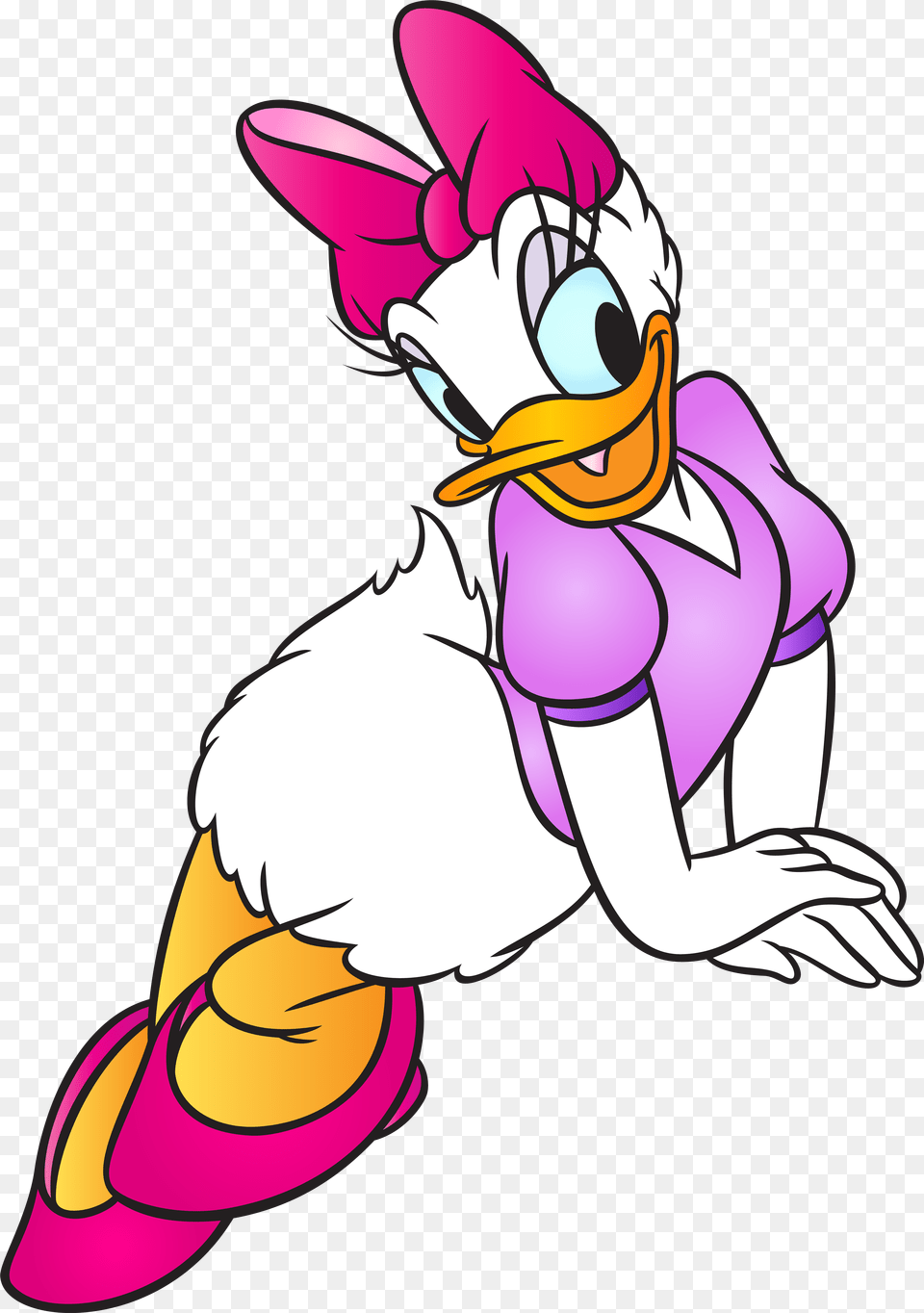 Thumb Image Daisy Duck Donald Duck, Cartoon, Purple, Book, Comics Png