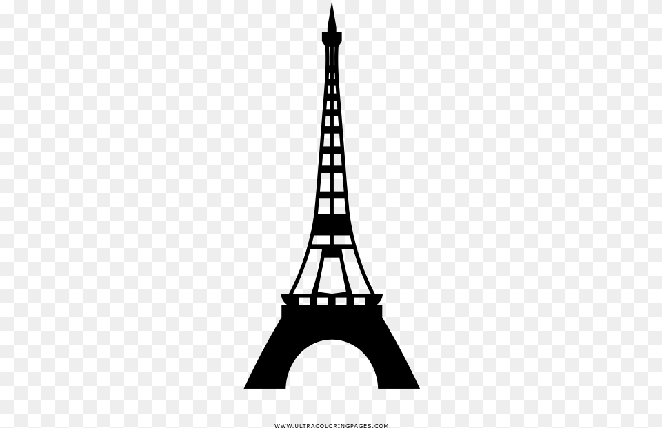 Thumb Eiffel Tower, Gray Png Image