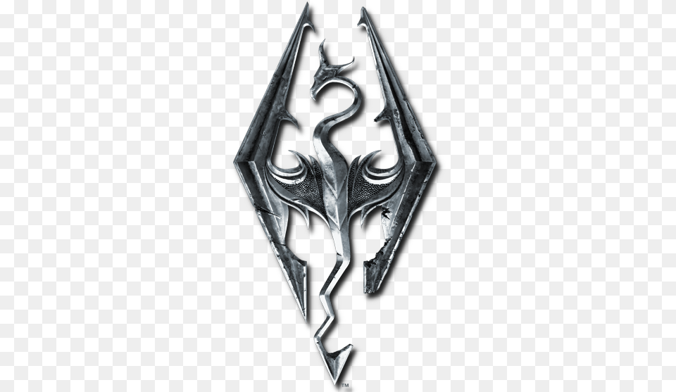 Thumb Image Elder Scrolls Skyrim, Logo, Weapon Free Png