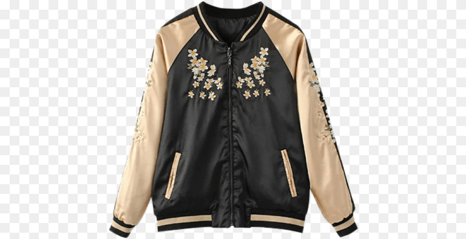 Thumb Image Embroidery Images Jacket, Clothing, Coat Free Png