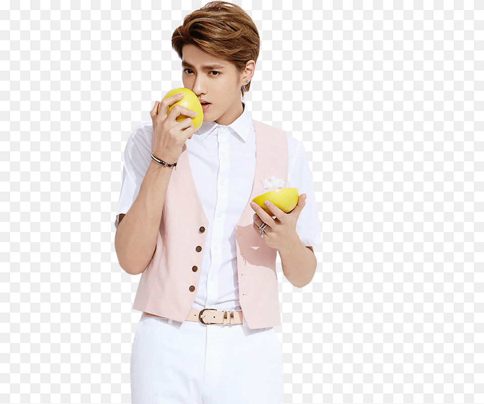 Thumb Image Exo Fruit, Shirt, Clothing, Adult, Person Free Png Download