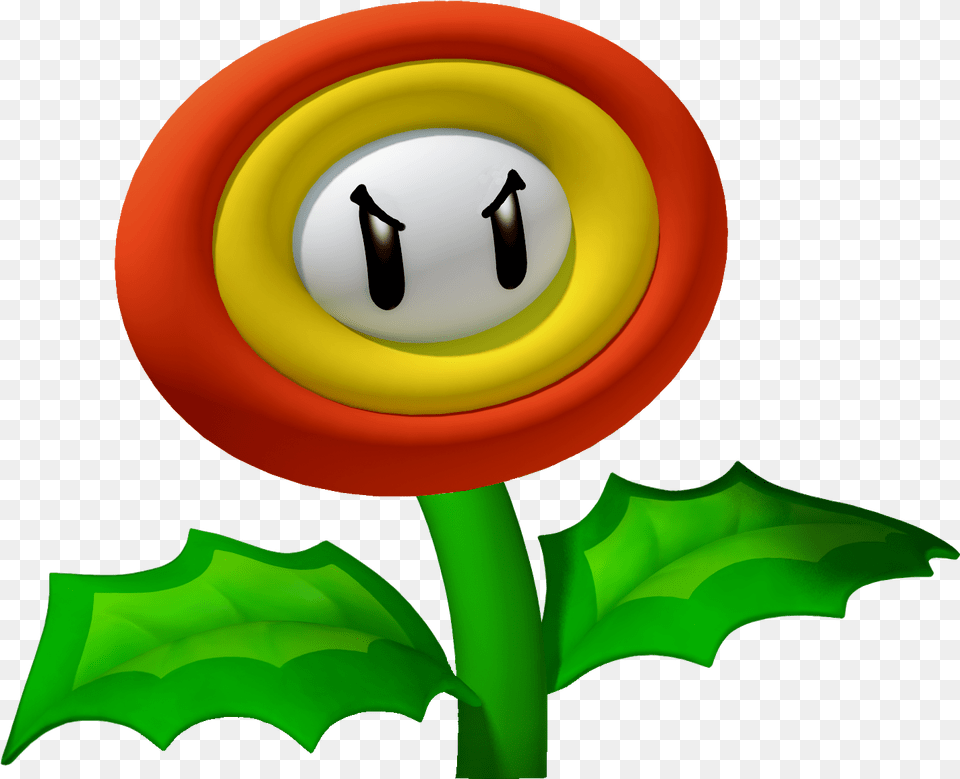 Thumb Fire Flower Mario Transparent, Leaf, Plant Png Image