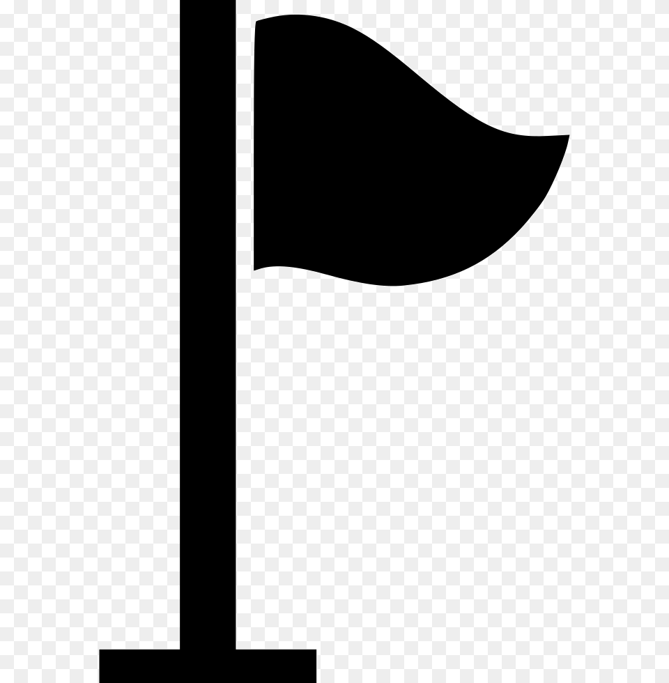 Thumb Flag Point Icon, Silhouette Png Image