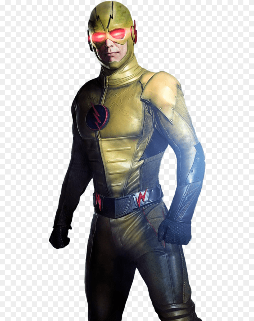 Thumb Image Flash Serie Reverse Flash, Clothing, Costume, Person, Adult Free Png Download