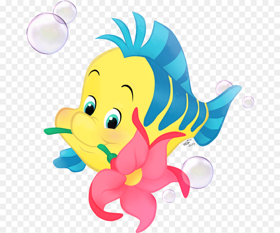 Thumb Image Flounder Little Mermaid, Art, Graphics, Baby, Person Free Png Download