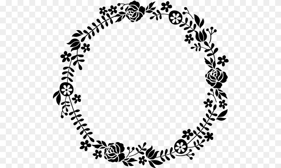 Thumb Flowering Wreath Rubber Stamp, Accessories, Jewelry, Necklace Png Image