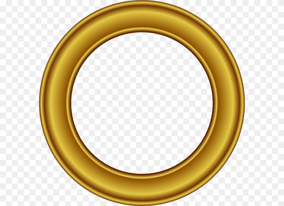 Thumb Image Frame Round Gold, Oval Free Png Download