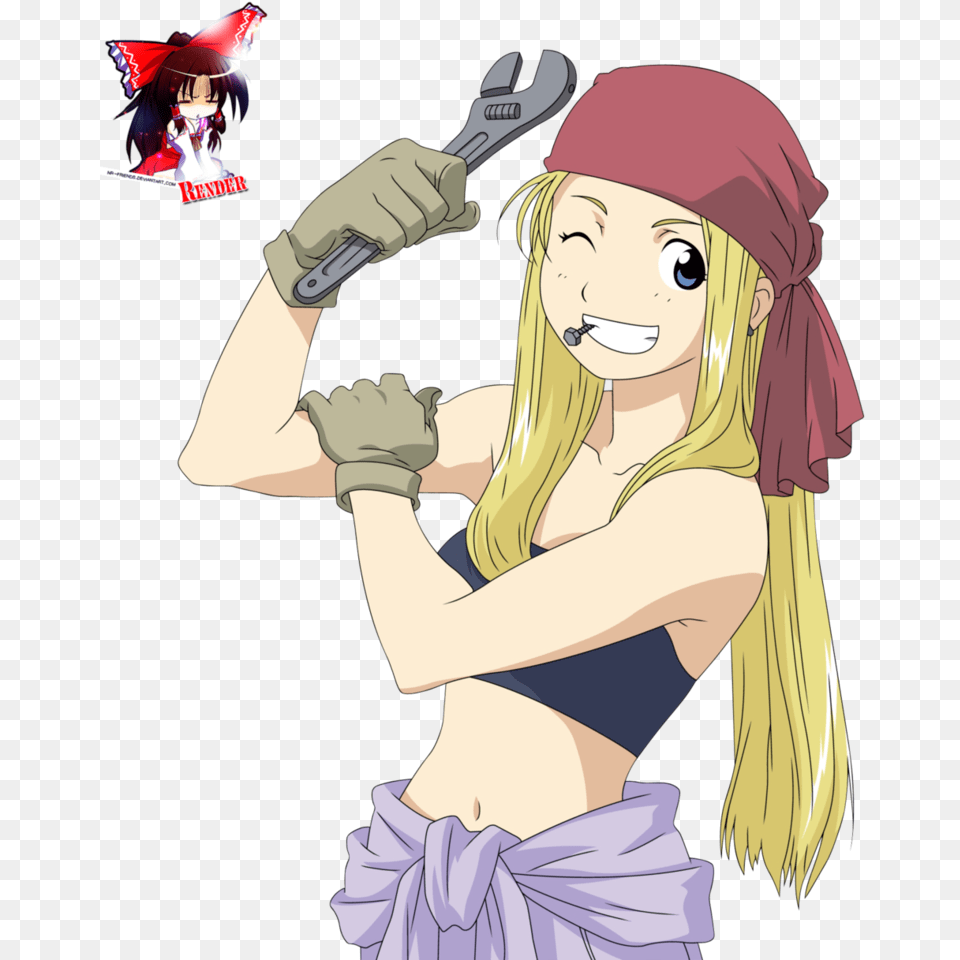 Thumb Image Full Metal Alchemist Winry, Book, Publication, Comics, Adult Free Transparent Png