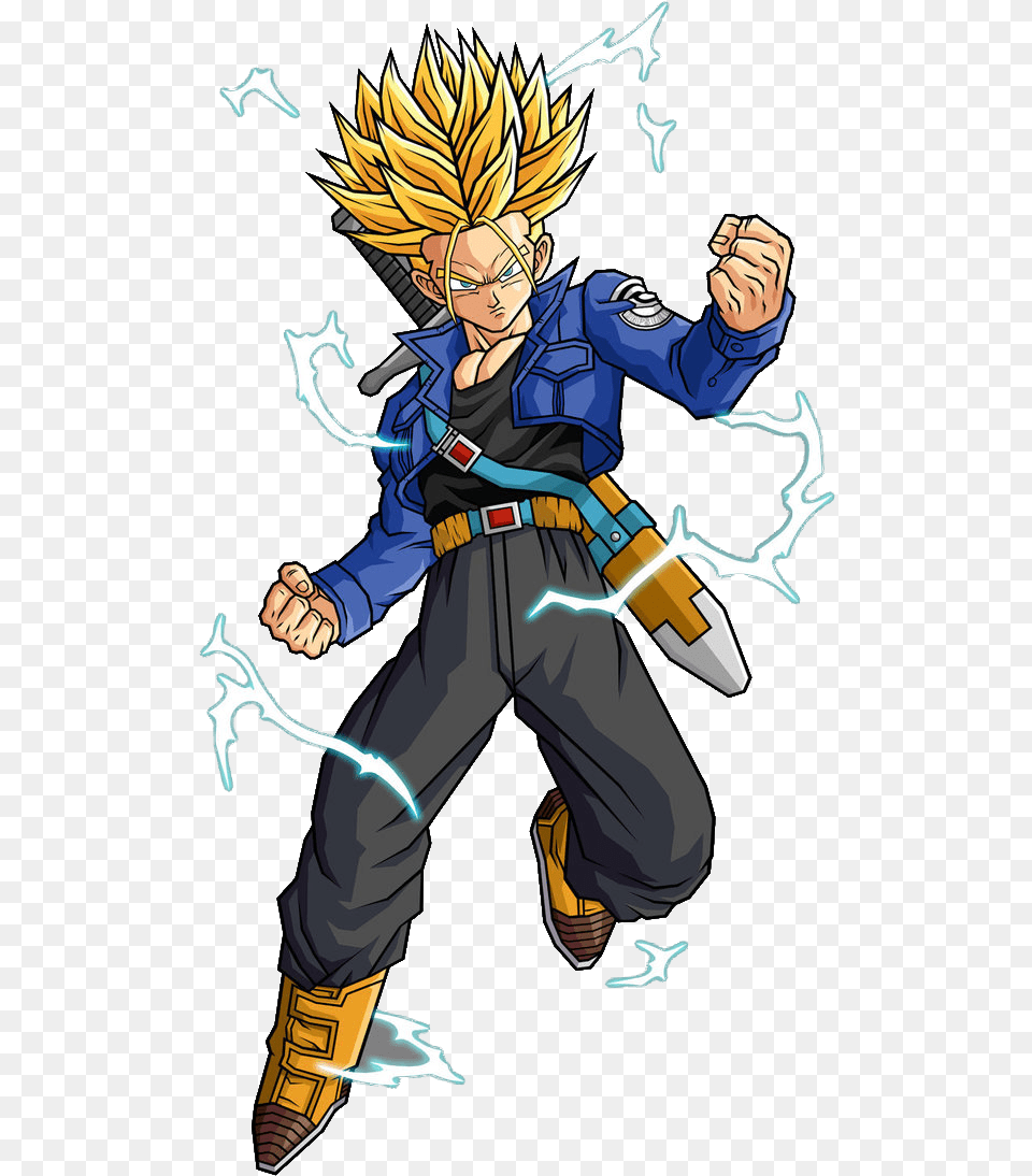 Thumb Image Future Trunks Ssj, Book, Comics, Publication, Person Free Png