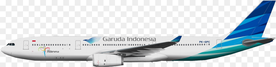 Thumb Image Garuda Indonesia Plane, Aircraft, Airliner, Airplane, Transportation Free Png Download