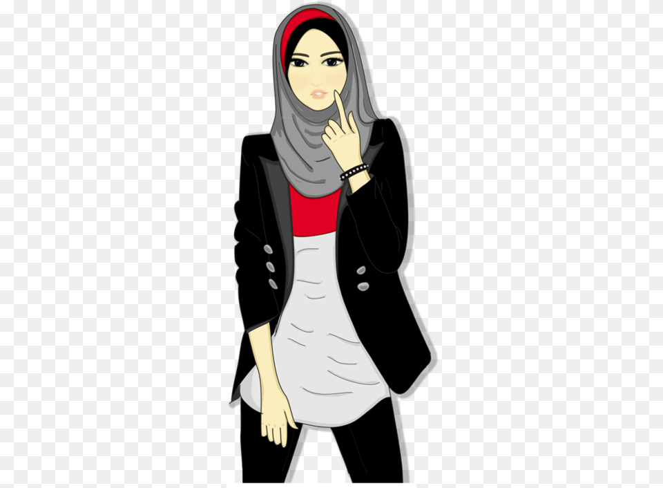 Thumb Image Girl With Hijab, Sleeve, Clothing, Long Sleeve, Adult Free Png Download